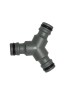 Niplu conector cu 3 cai furtun furtun 1/2"